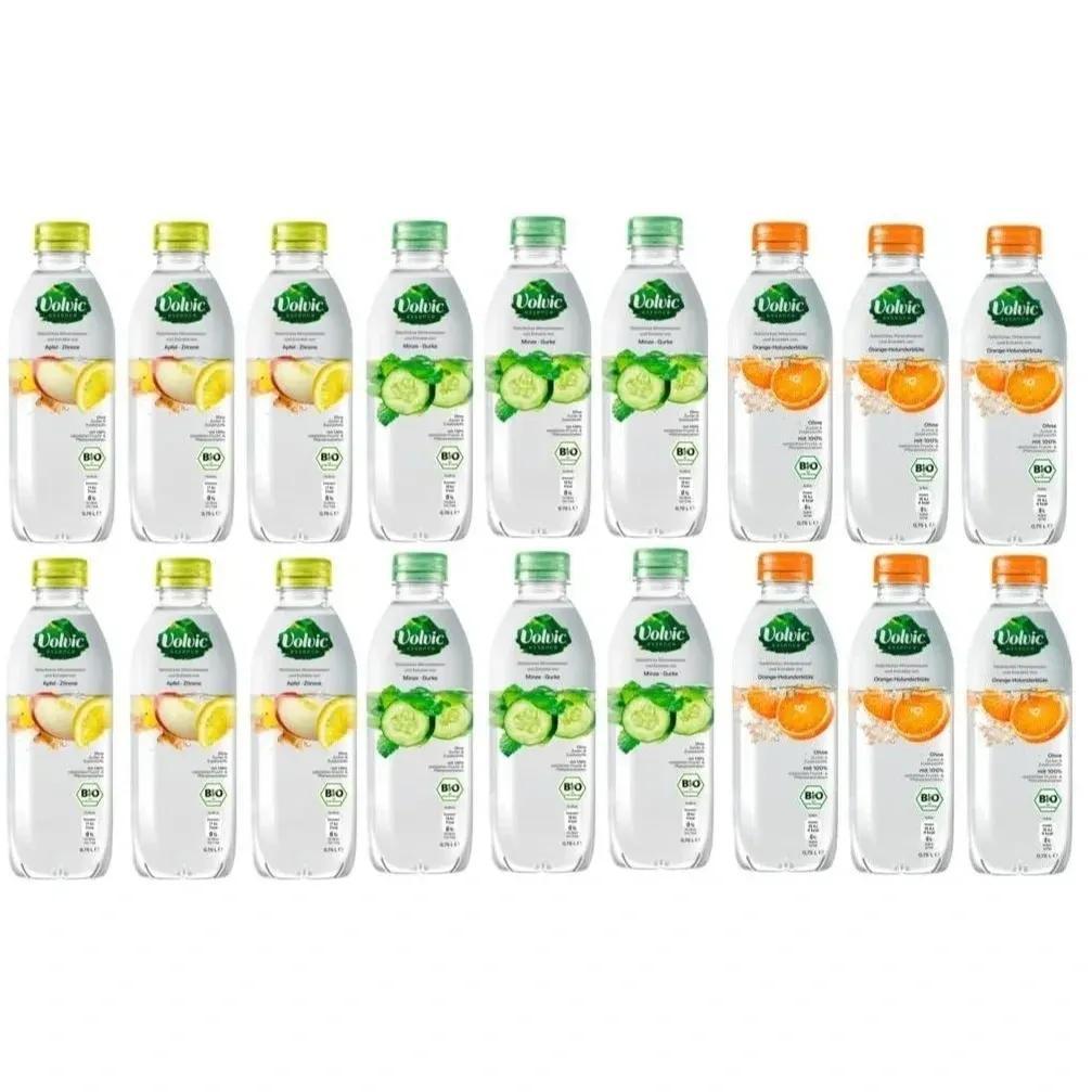 Image of 18 Bottles Of Volvic Mix From 3 Varieties, 0.75 L, Including Deposit