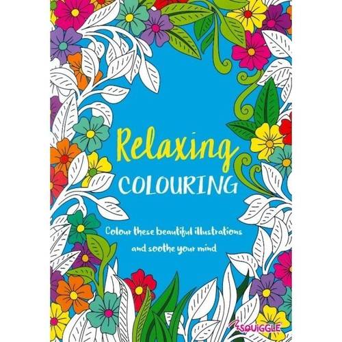 bg clearance book sale a4 adult colouring book relaxing designs blue cover