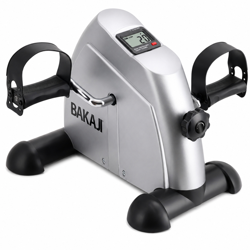 Image of Bakaji Arm Training Pedal Set For Exercise Bike, Passive Gymnastics, Fitness, Rehabilitation, And Seniors