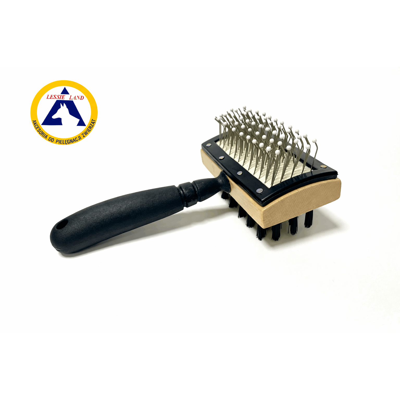 Image of Brush For Hair 005-5 / 005-5k Land - Professional Comb For Dogs And Cats, Hair Care, Removing And , Model With Protective Balls For , Ergonomic Handle, Accessories For .