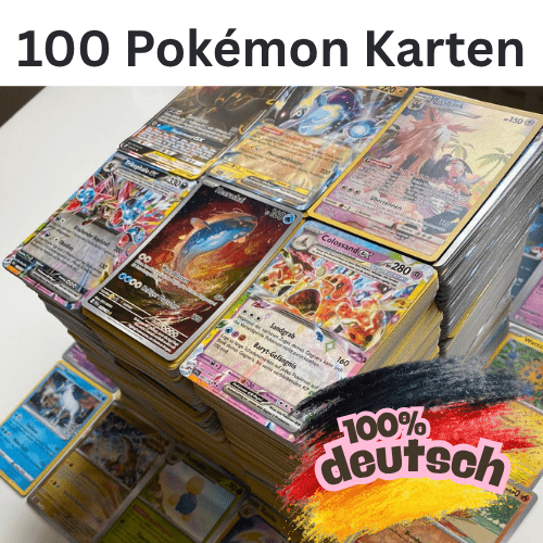 100   cards including 20     reverse cards in german and original