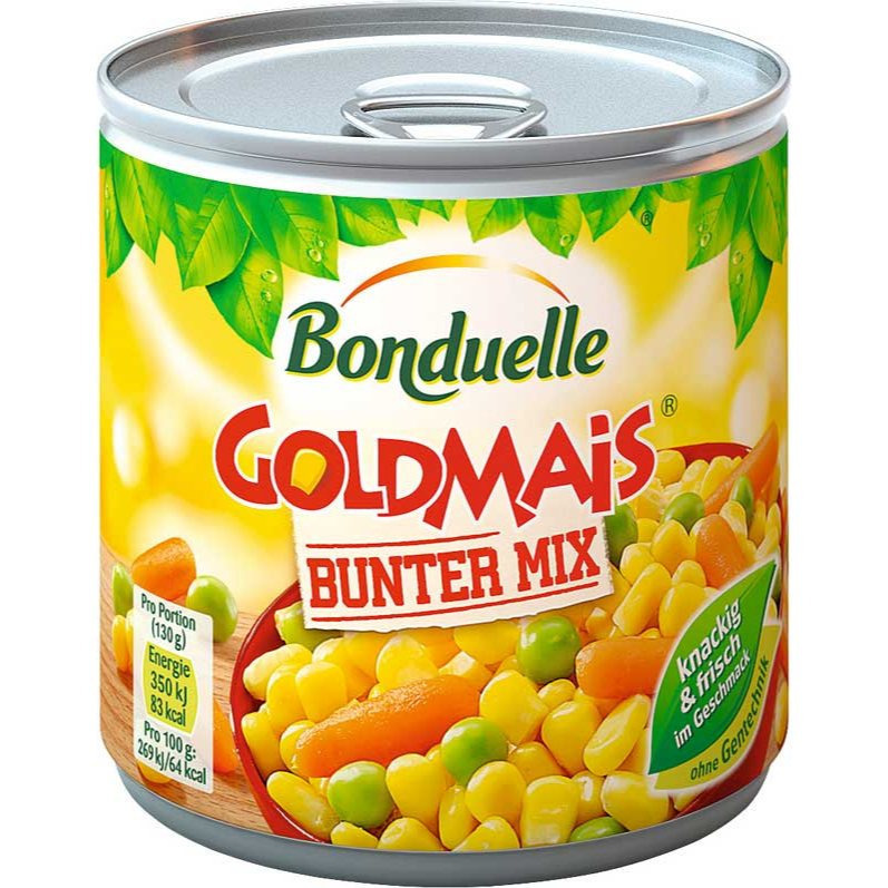 Bonduelle Goldmaize Colorful Mix With Carrots And Peas 400g 6-pack