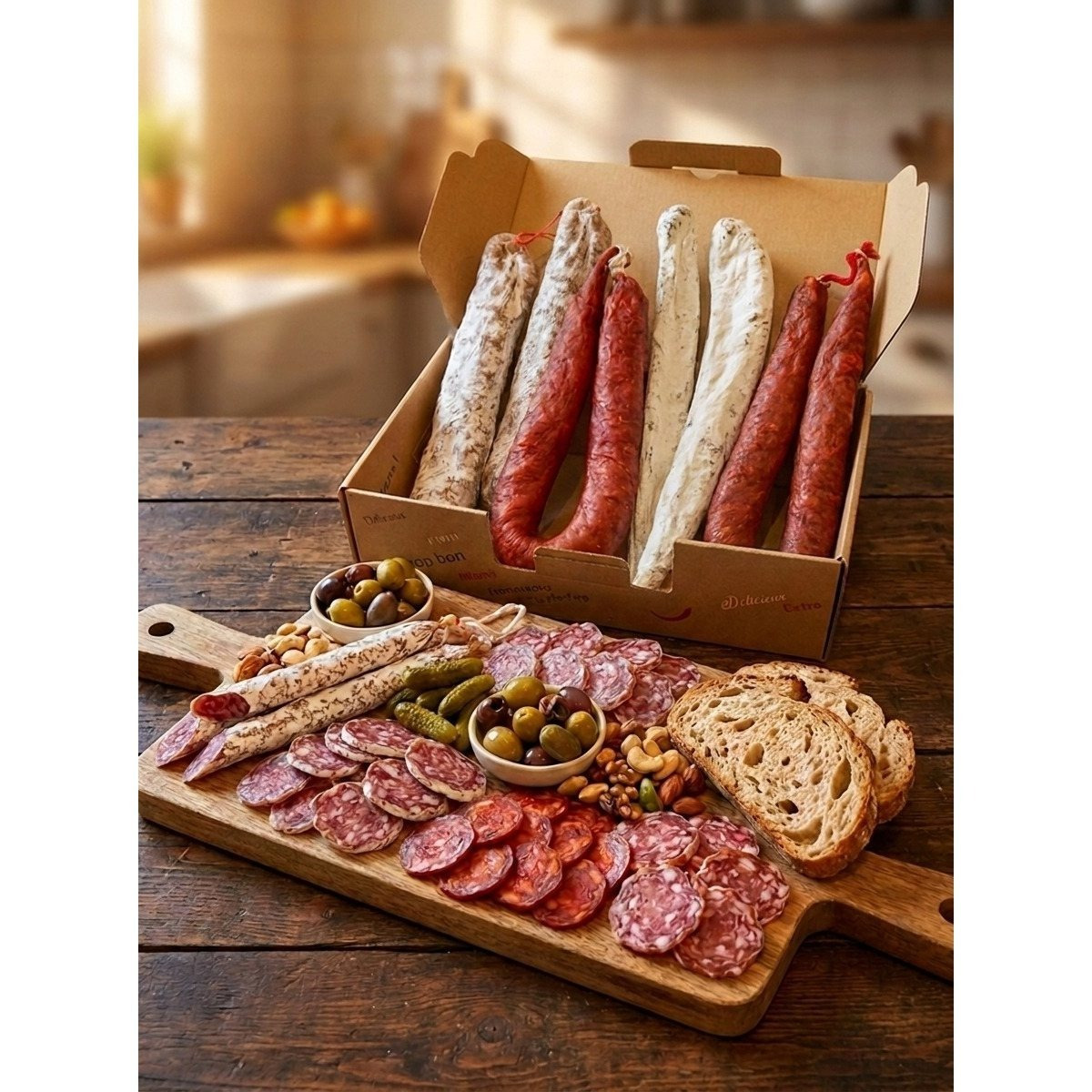 Caja de aperitivo gourmet – 5 especialidades: retailer-supplied image