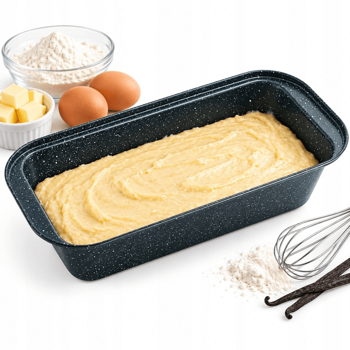 Image of Rectangular Baking Pan For Muffins, 30 X 13.2 X 5.5 Cm, Stainless Steel, Up To 260°c, Suitable For Bread, Cake, Muffins, Pâté, Casseroles, And Roasts, Dark Silver, Dishwasher Safe, For Home Use