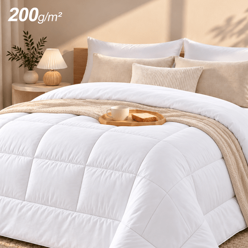 item picture fiber duvet 200g 100 polyester filling soft and lightweight duvet for fall fits 90 105 135 150 180cm bed sizes