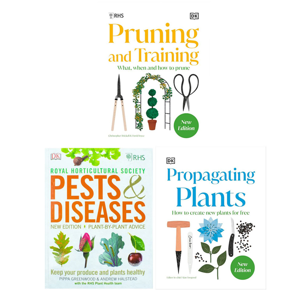 TEMU Rhs Propagating Plants, Rhs Pruning And Training And Rhs Pests And Diseases 3 Books Collection Set