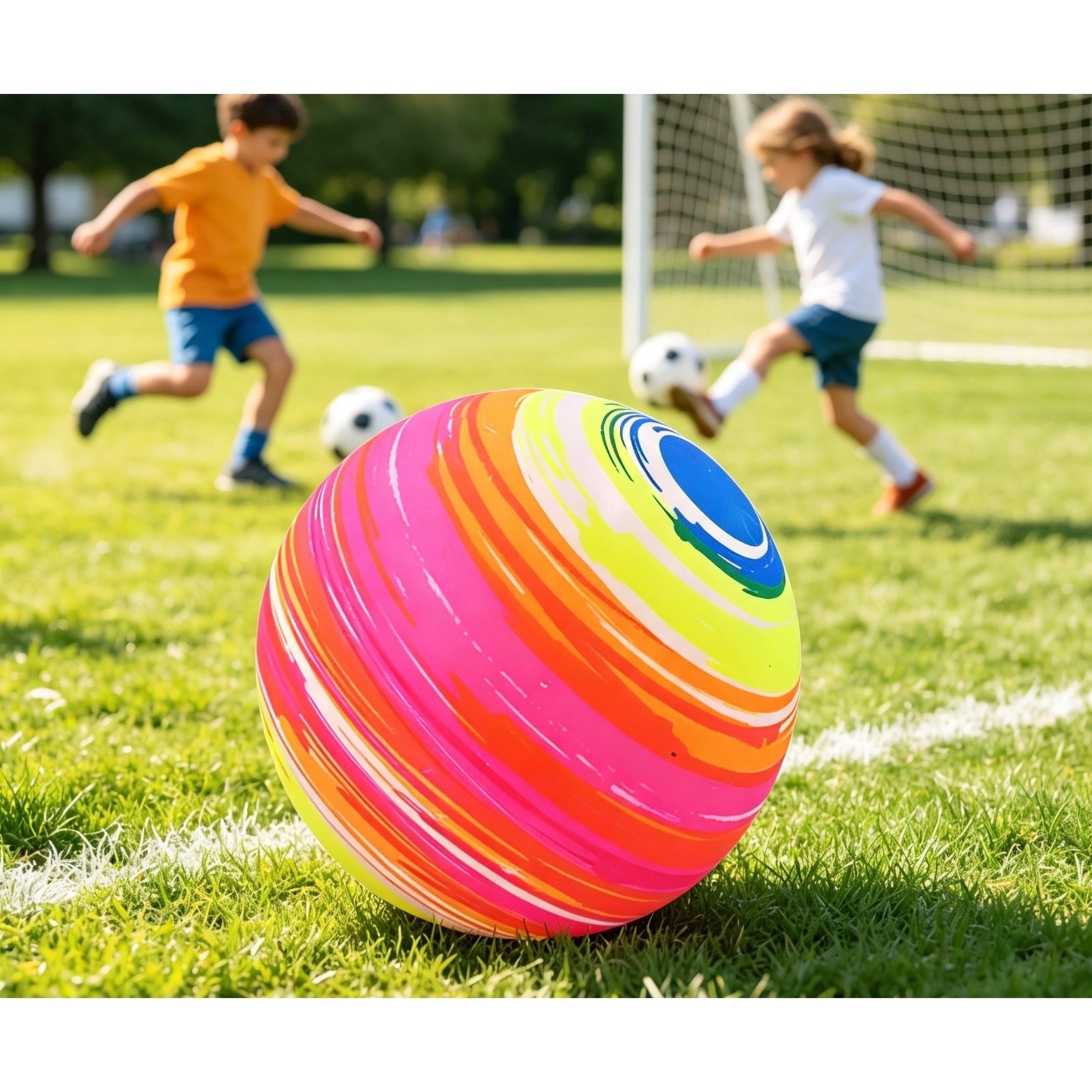 Hot Colour Ring Football, Fun Outdoor Game