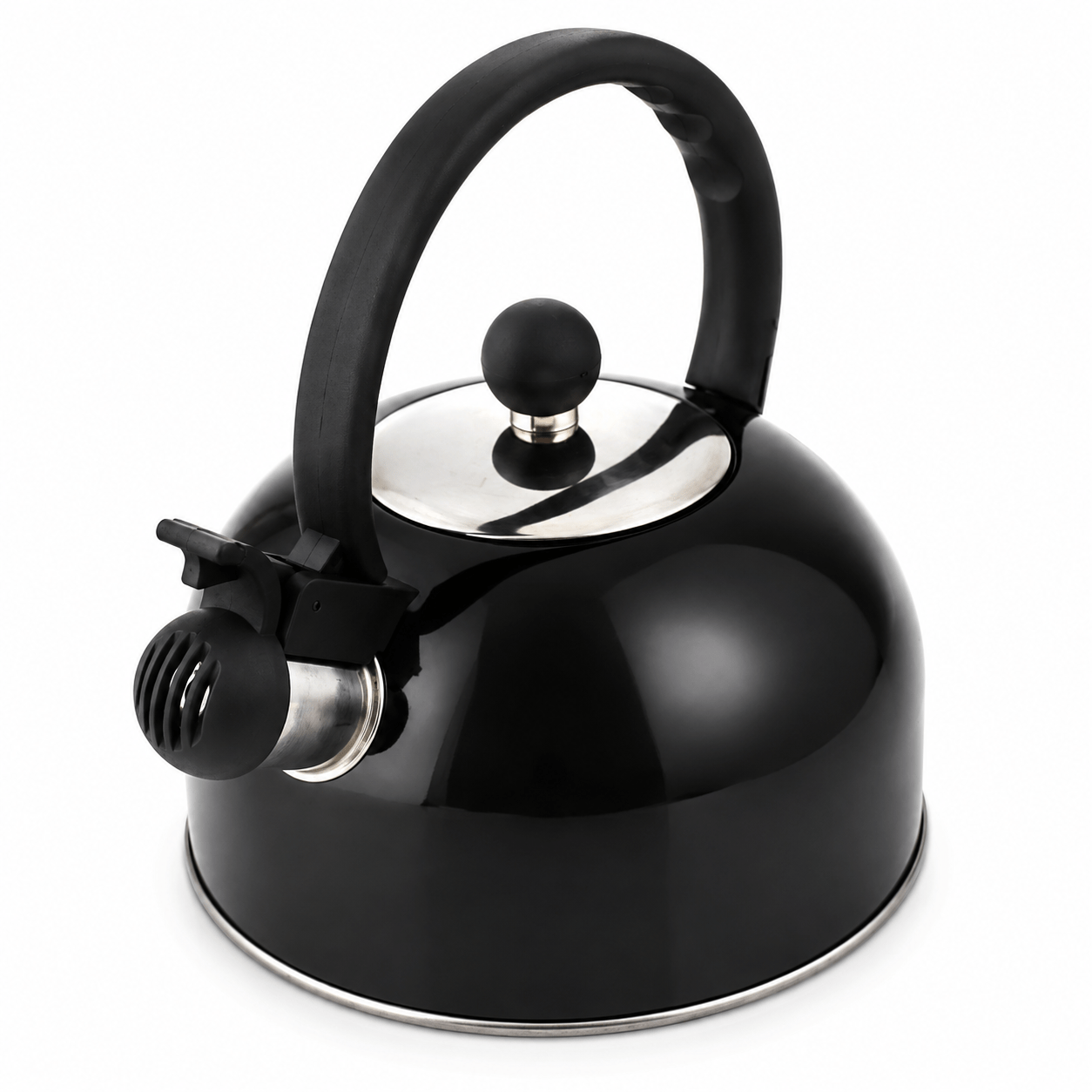 Image of Traditional Aluminum 3l Whistling For Gas Stove Large Lightweight Kettle For Boiling Water Coffee Tea With Bakelite Handle