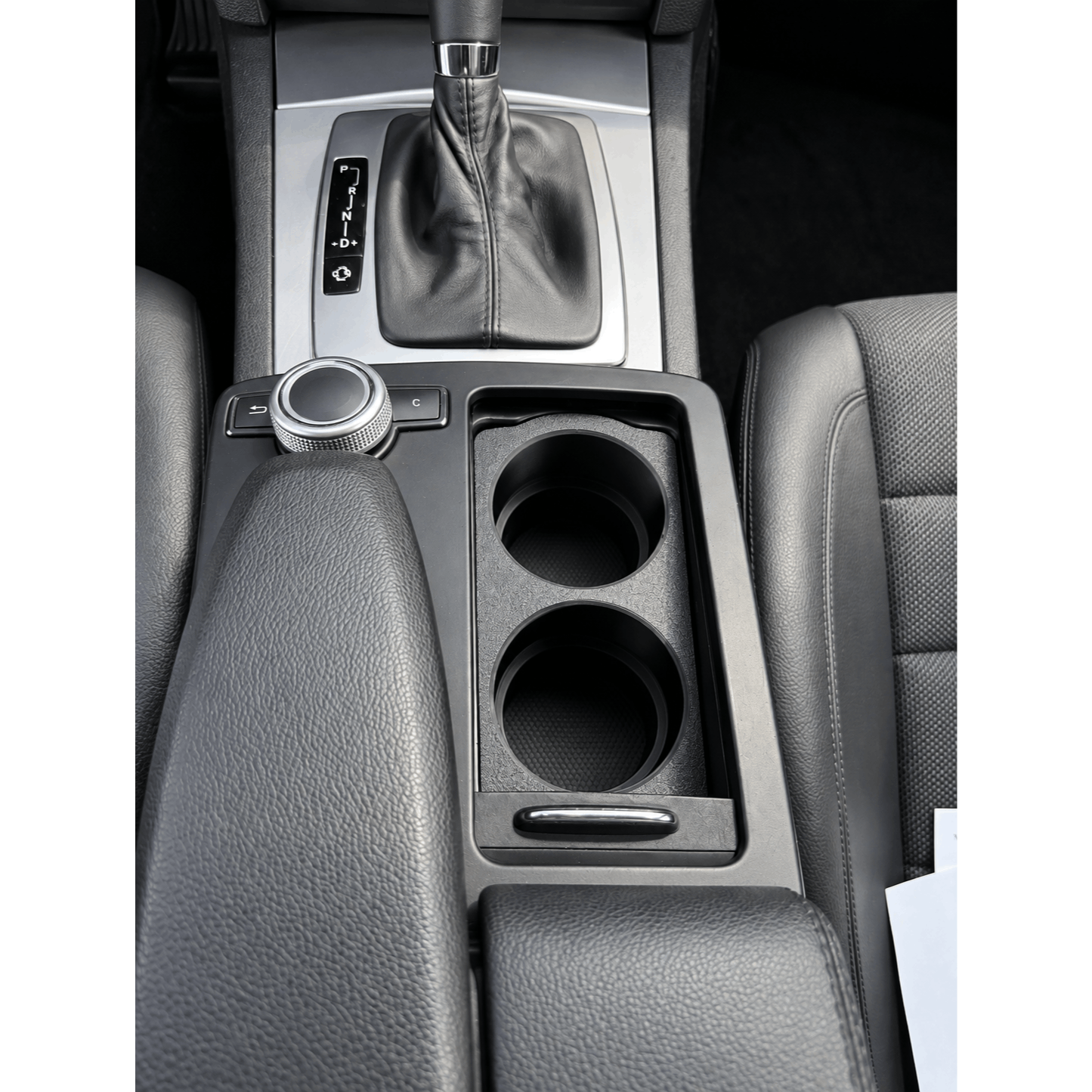 Image of Double Cup Holder For Drinks Compatible With Mercedes W204, W207, C207, A207