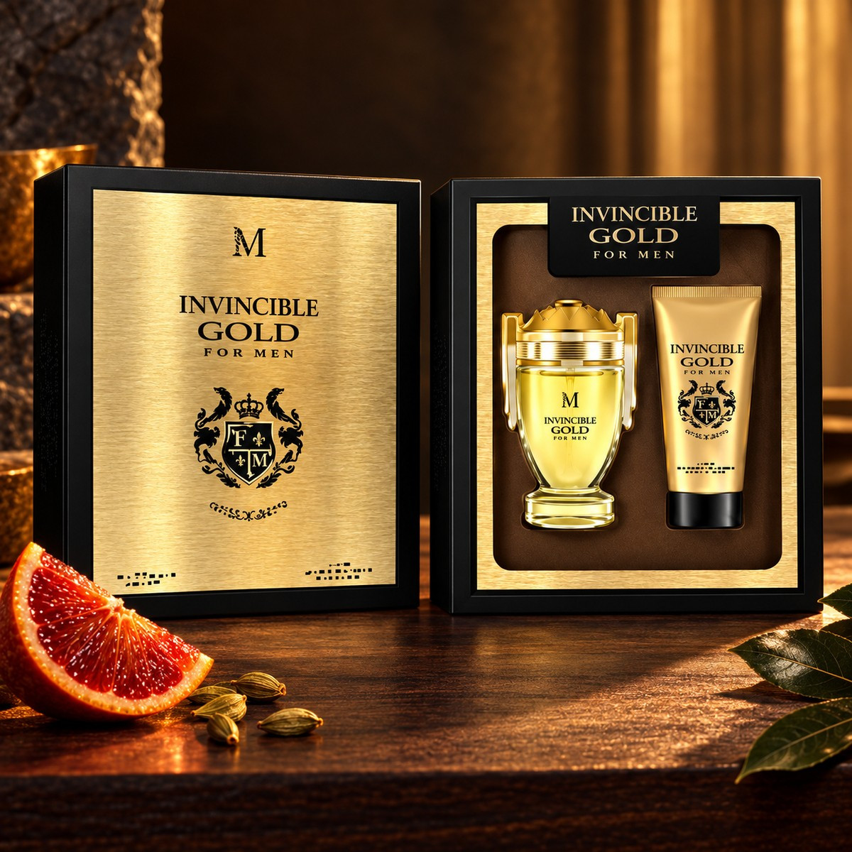 TEMU Montage Brands - Gold For Men (coffret 2 pièces) eau de parfum 50 ml