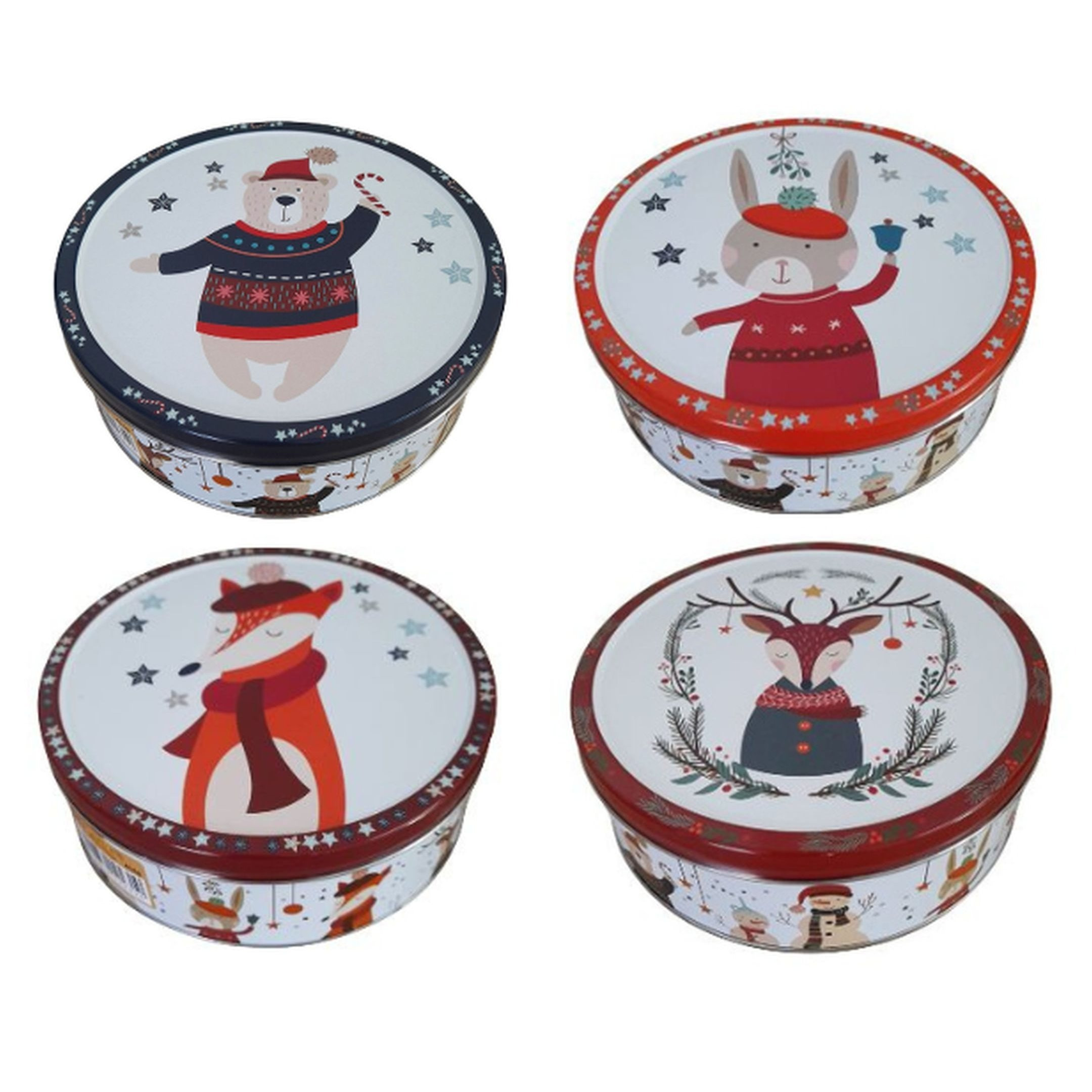 Image of Butter "modern Christmas", 454 G - Butter Shortbread In Christmas Tin | Gift Idea | St. Nicholas