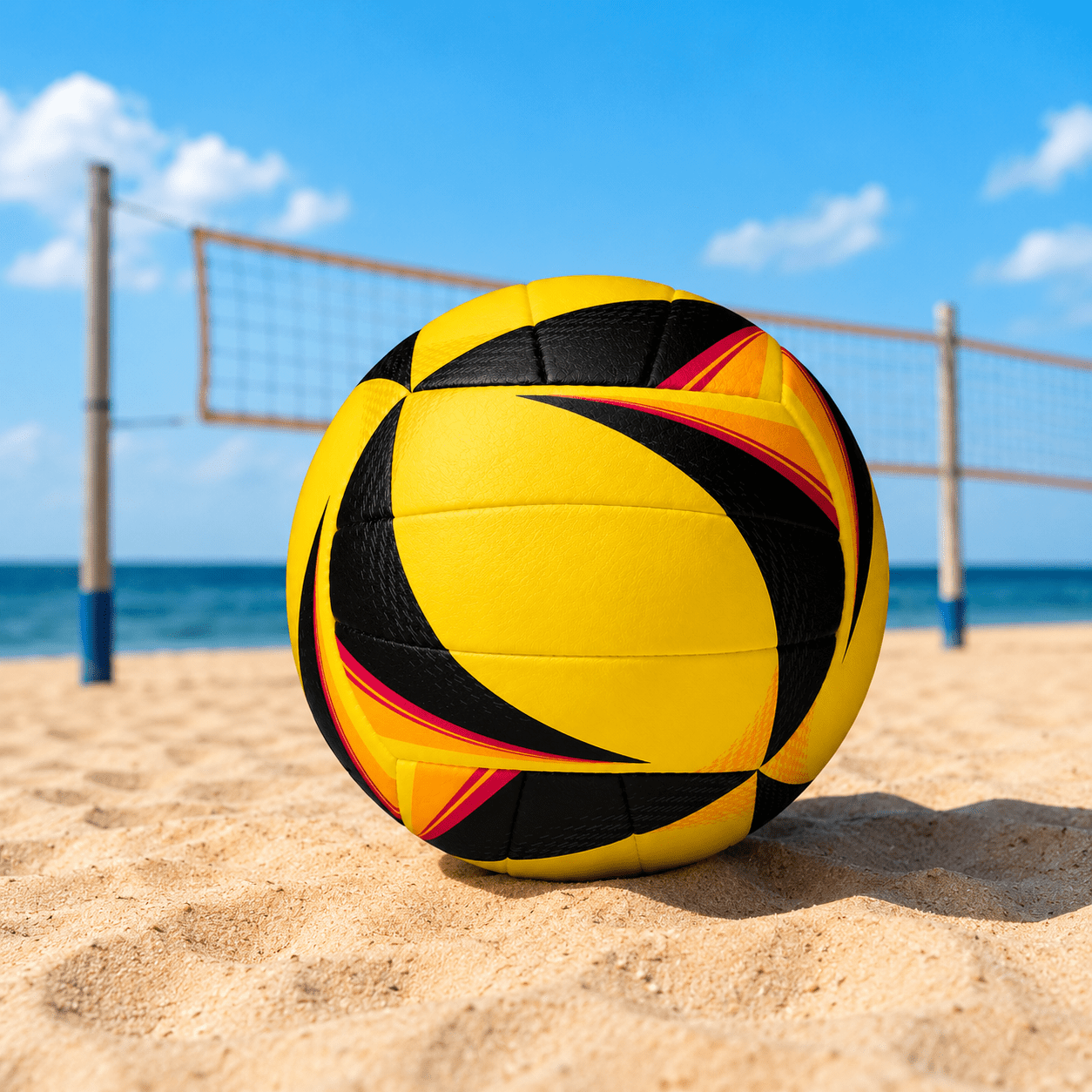 Durable Beach Volleyball for Training and Recreation