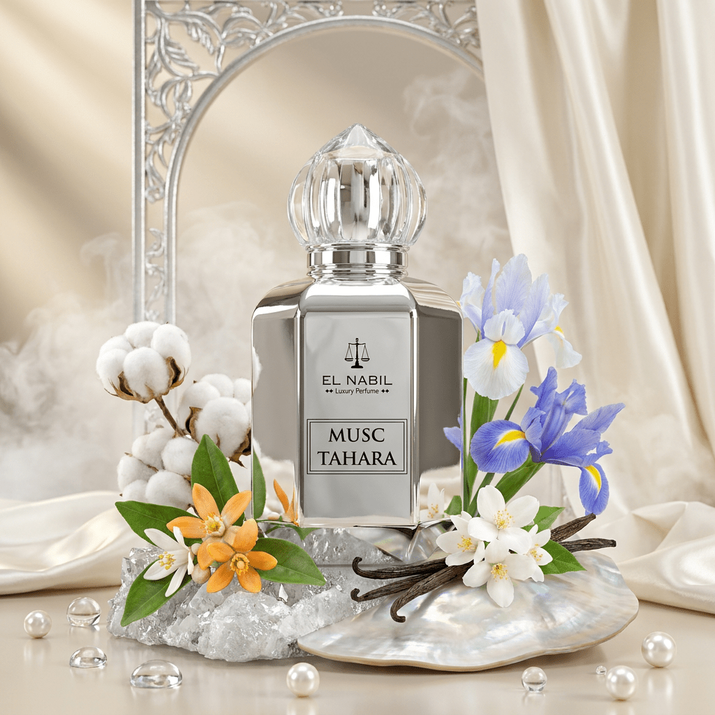TEMU Musc Tahara – Eau de Parfum Femme 65 ml, Fleur d’, Iris, Coton, Vanille et Musc Blanc