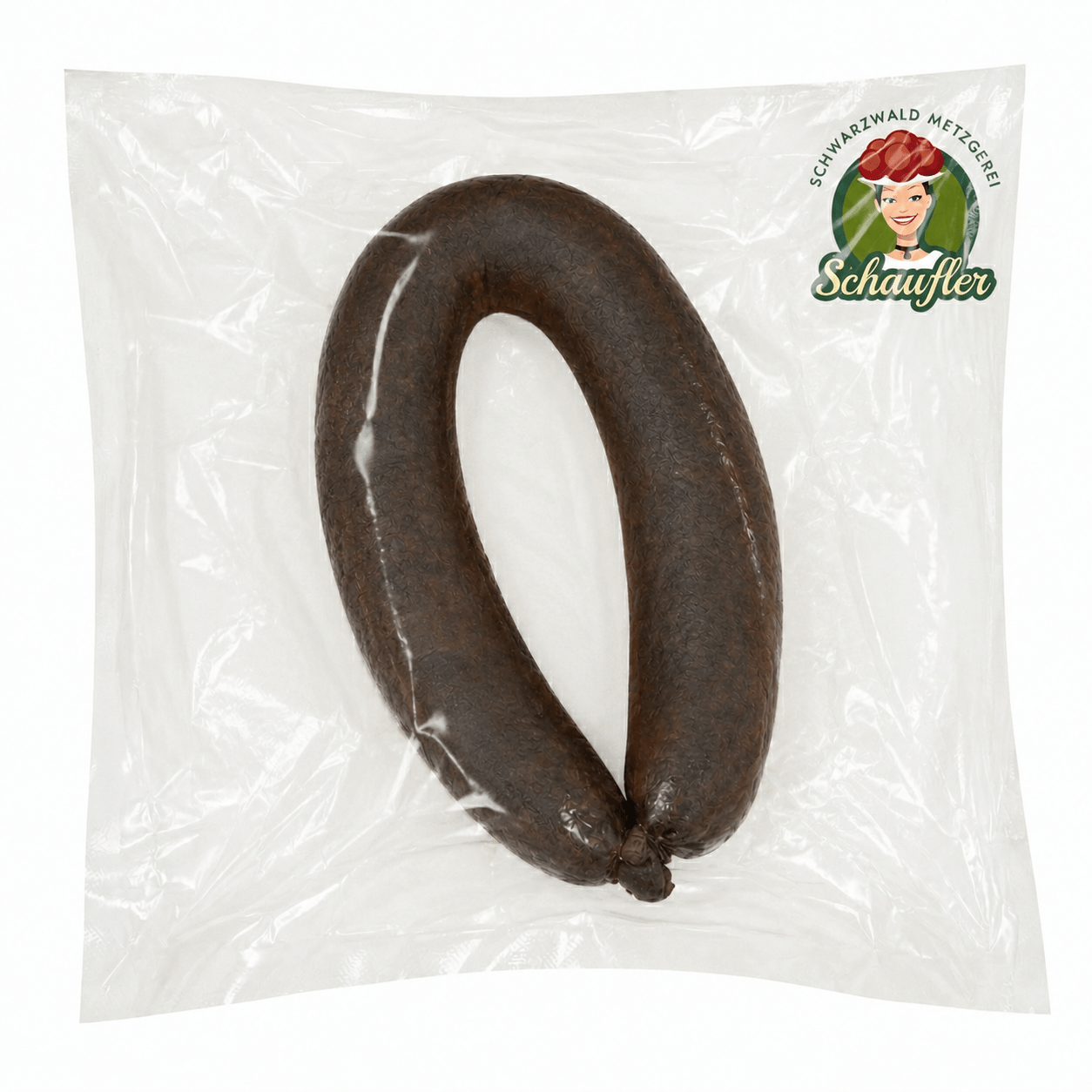 Image of Chili Blood Sausage From Black Forest Tradition – 1 Ring Of Black Sausage With Fine Chili Flavor – Black Forest Specialty For Sausage Lovers
