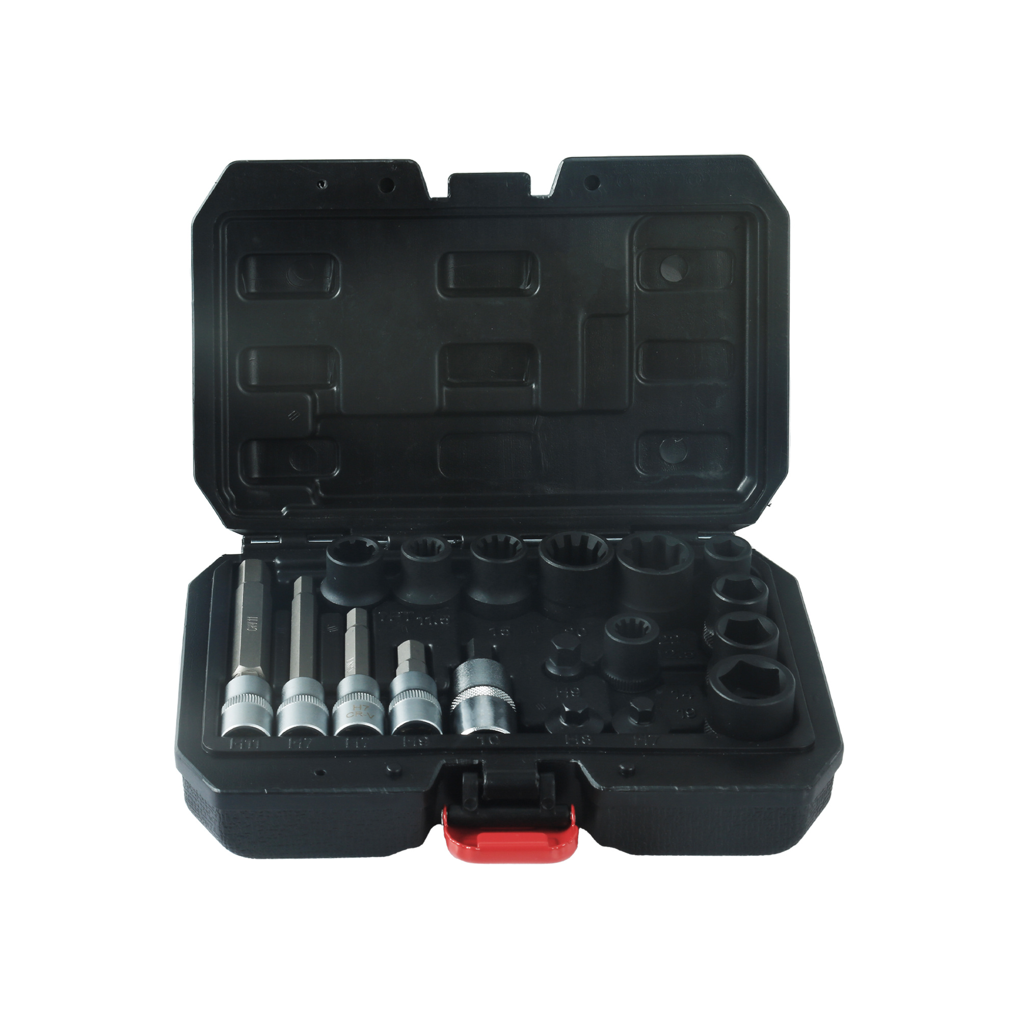 Image of 18-piece Brake Caliper Socket & Bit Set 1/4", 3/8", 1/2