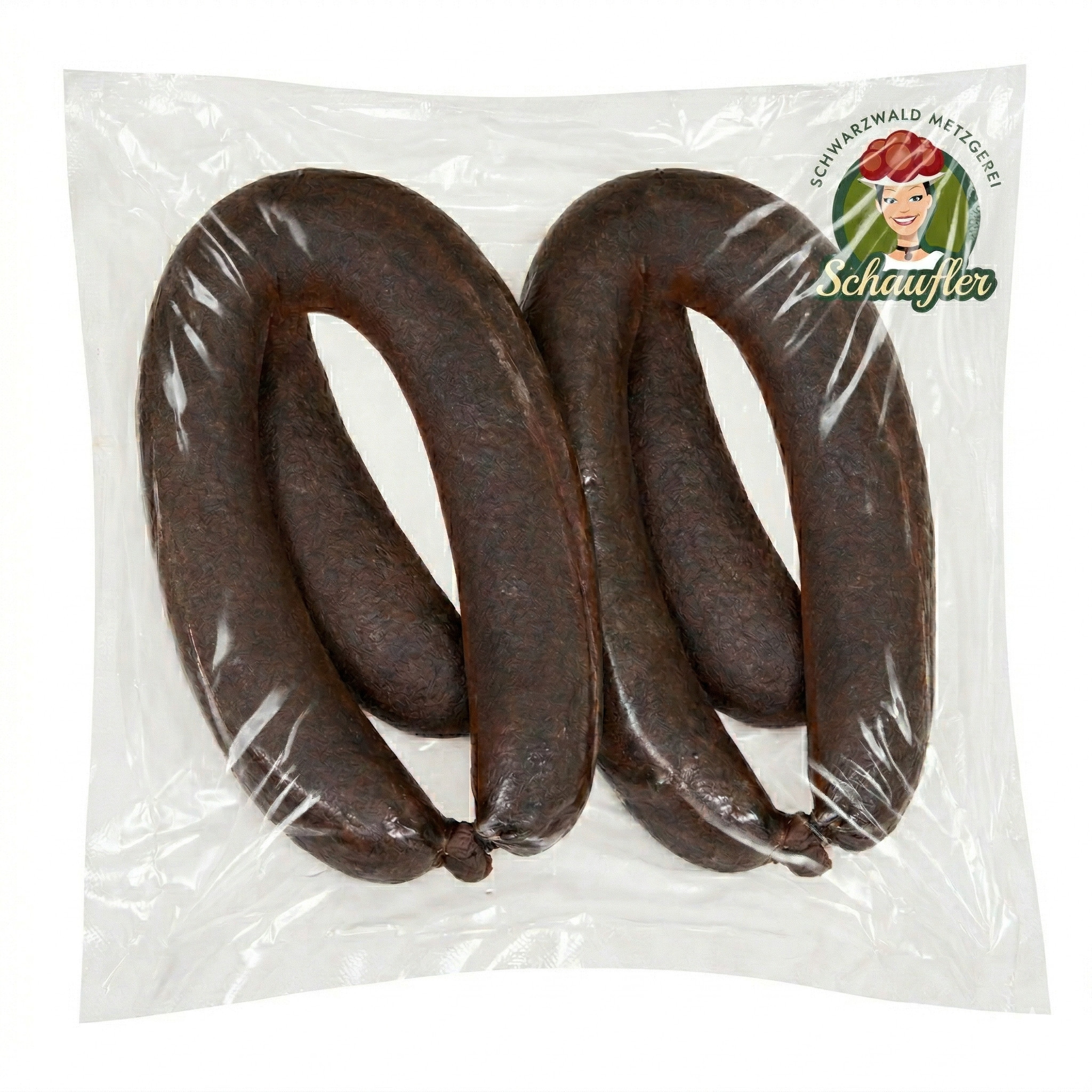 Image of Chili Blood Sausage From Black Forest Tradition – 2 Rings Of Black Sausage With A Fine Chili Flavor – Black Forest Specialty For Sausage Lovers