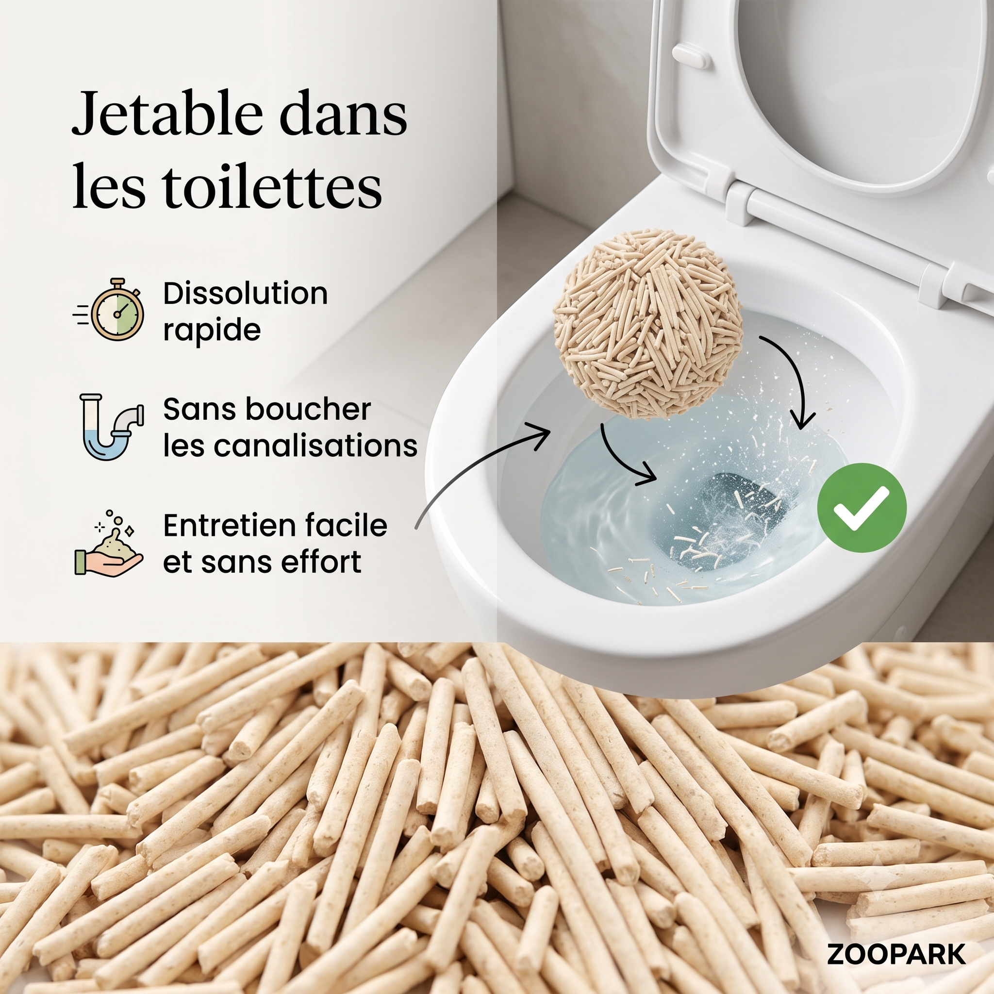 TEMU LOT de 4 Litière Tofu pour Chat Ultra Agglomérante - 28L, Très Faible Poussière, Neutralise Odeurs (Parfum Lacté), Ultra-Absorbante, Végétale
