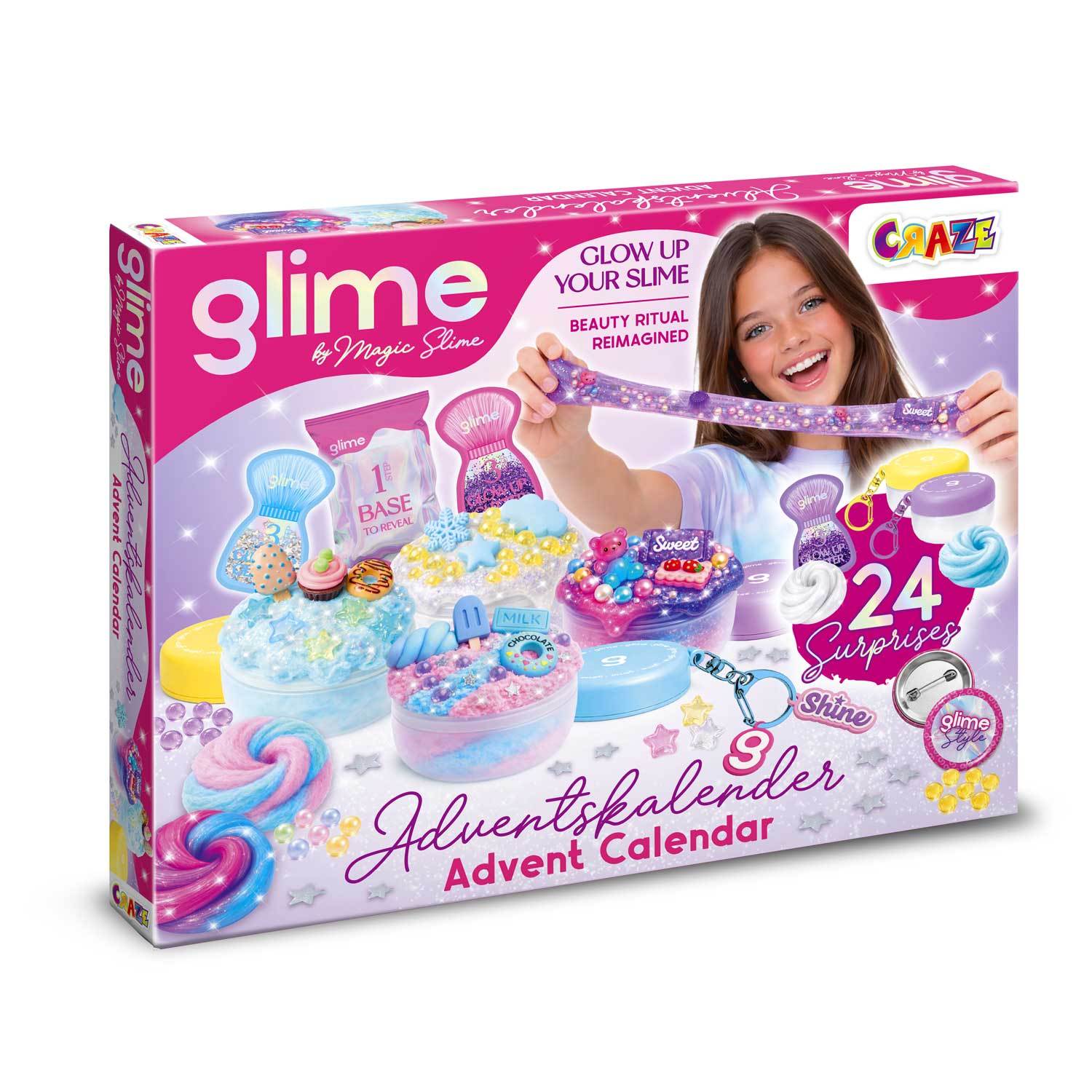 Image of Glime Advent Calendar For Kids – 24 Surprises With Slime & Toppings