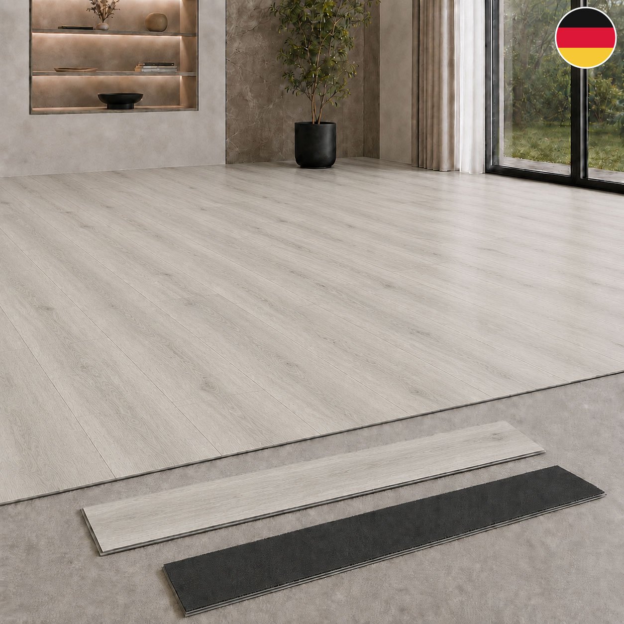 Image of Spc Click Vinyl Floor Istanbul 5 Mm, 10 Planks 2.25 M², 122 X 18.4 Cm, Ixpe Integrated, Water-resistant