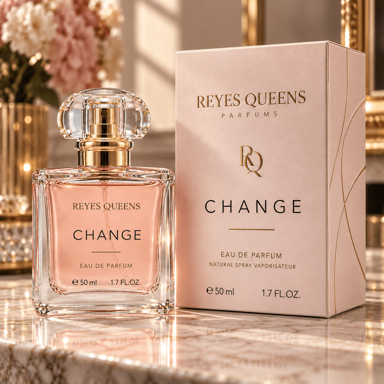 Image of Queens Perfume For Women 50 Ml - Feminine Floral Fragrance - Change