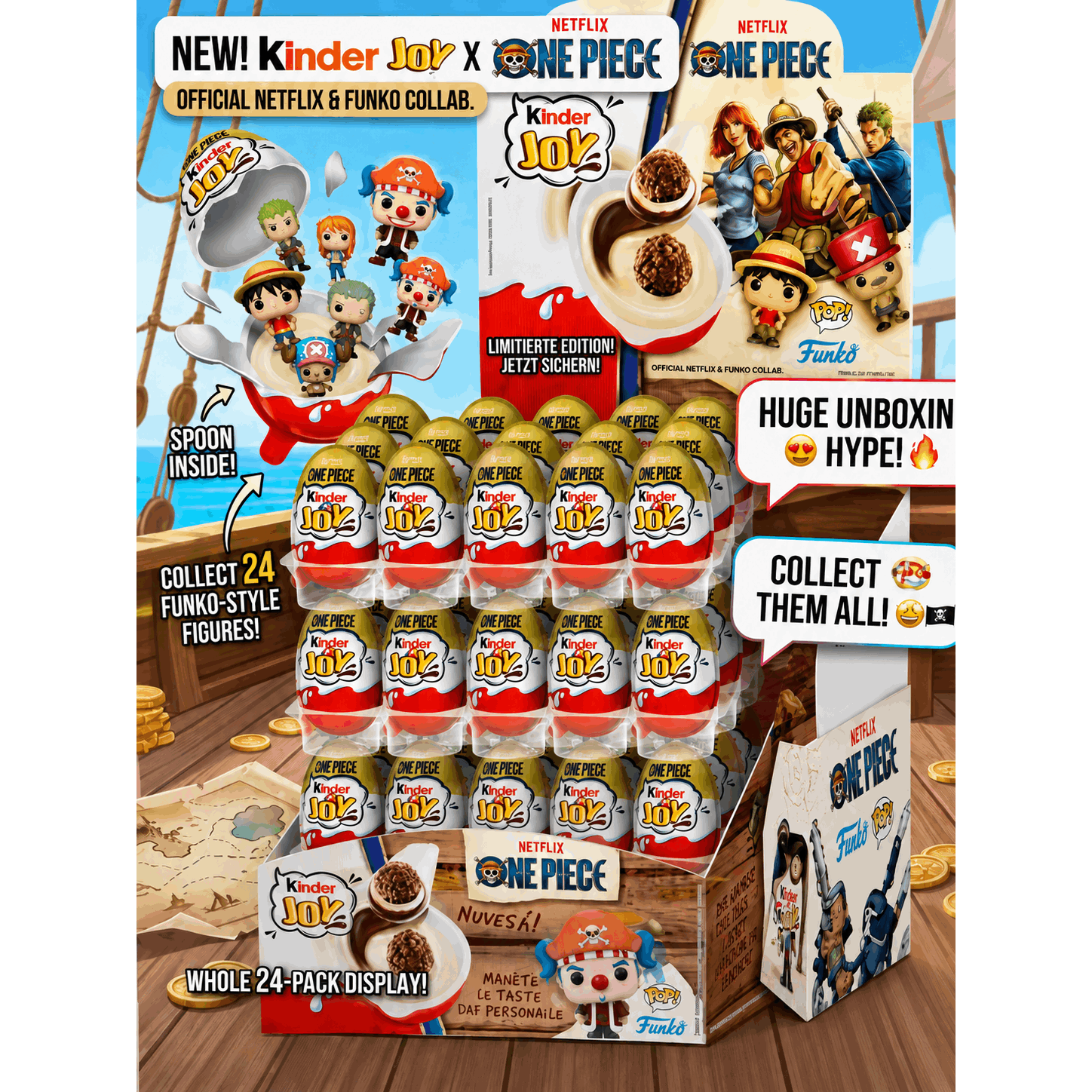 Image of Kinder Joy 1 Piece Edition 24x20g