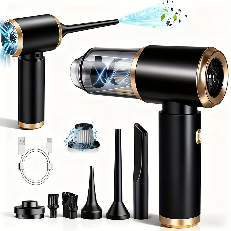 Powerful Cordless Handheld Vacuum Cleaner with Blow & Suction Function