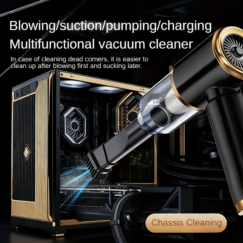 Powerful Cordless Handheld Vacuum Cleaner with Blow & Suction Function