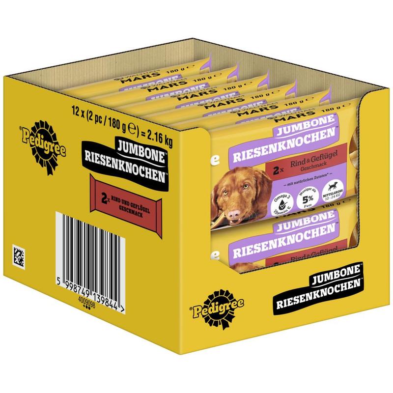 Image of Pedigree® ™ Giant Bone Medium With Beef & Poultry Flavor 12 X 2 Pieces