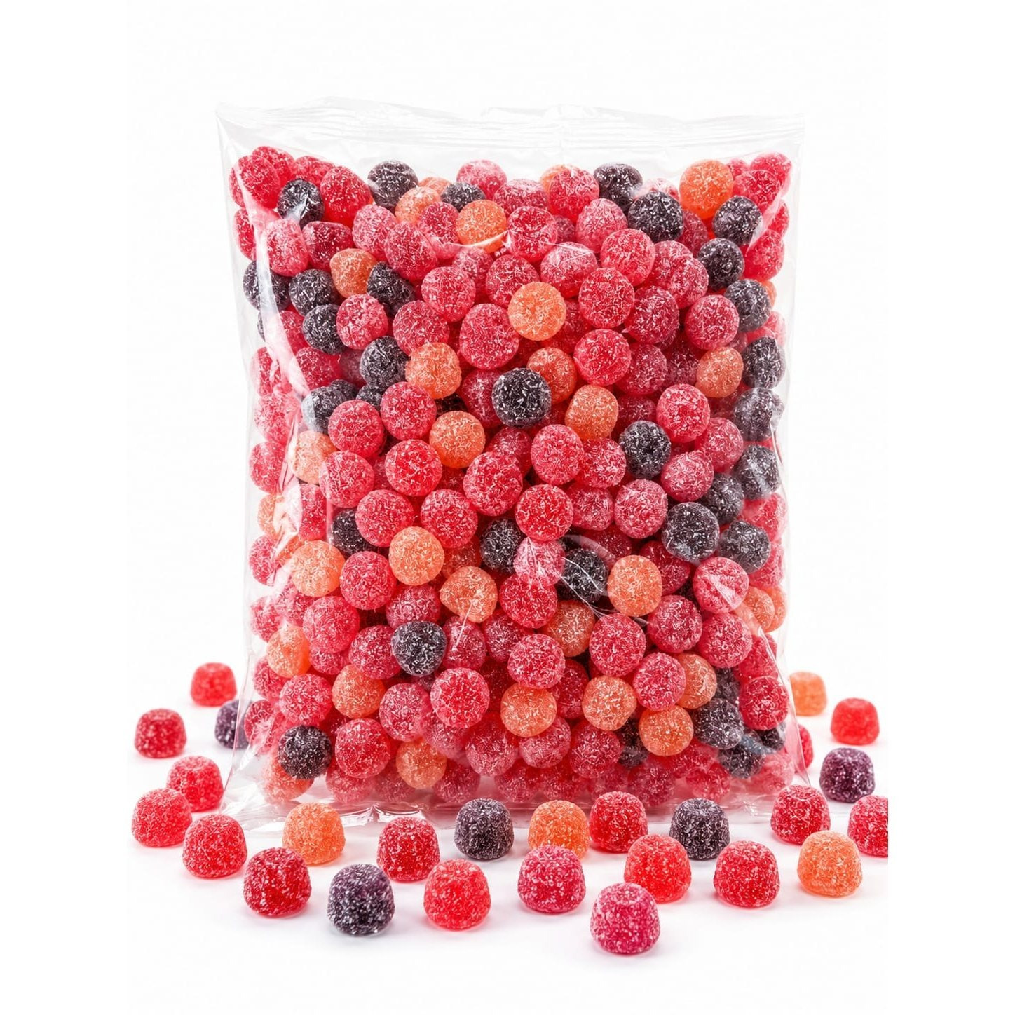 Image of 1000 G / 1 Kg Trolli Sour Fruit Juice-red Currant Gummies Gumballs