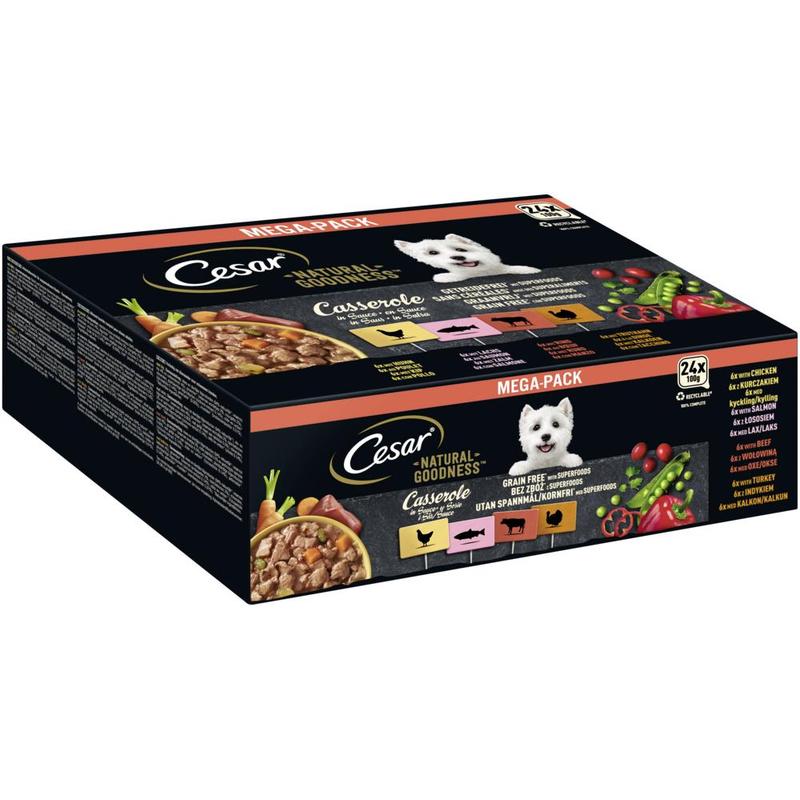 ® Natural ™ Bowl Multipack Casserole In Sauce With Superfoods, 4 Varieties, 24 X 100g