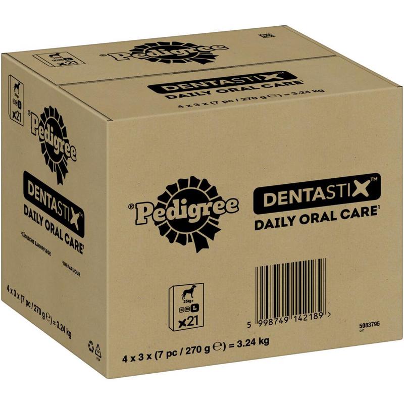 Image of Pedigree® ™ Daily Oral Care Carton Multipack For Large Dogs >25kg 4 X 3 X 7pcs