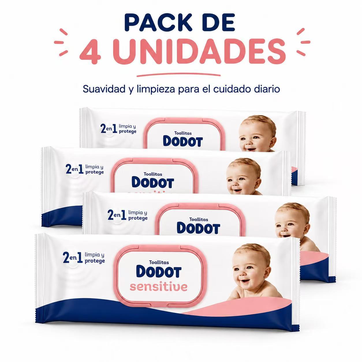 TEMU Toallitas Sensitive Para Bebé - Pack De 216 Unidades