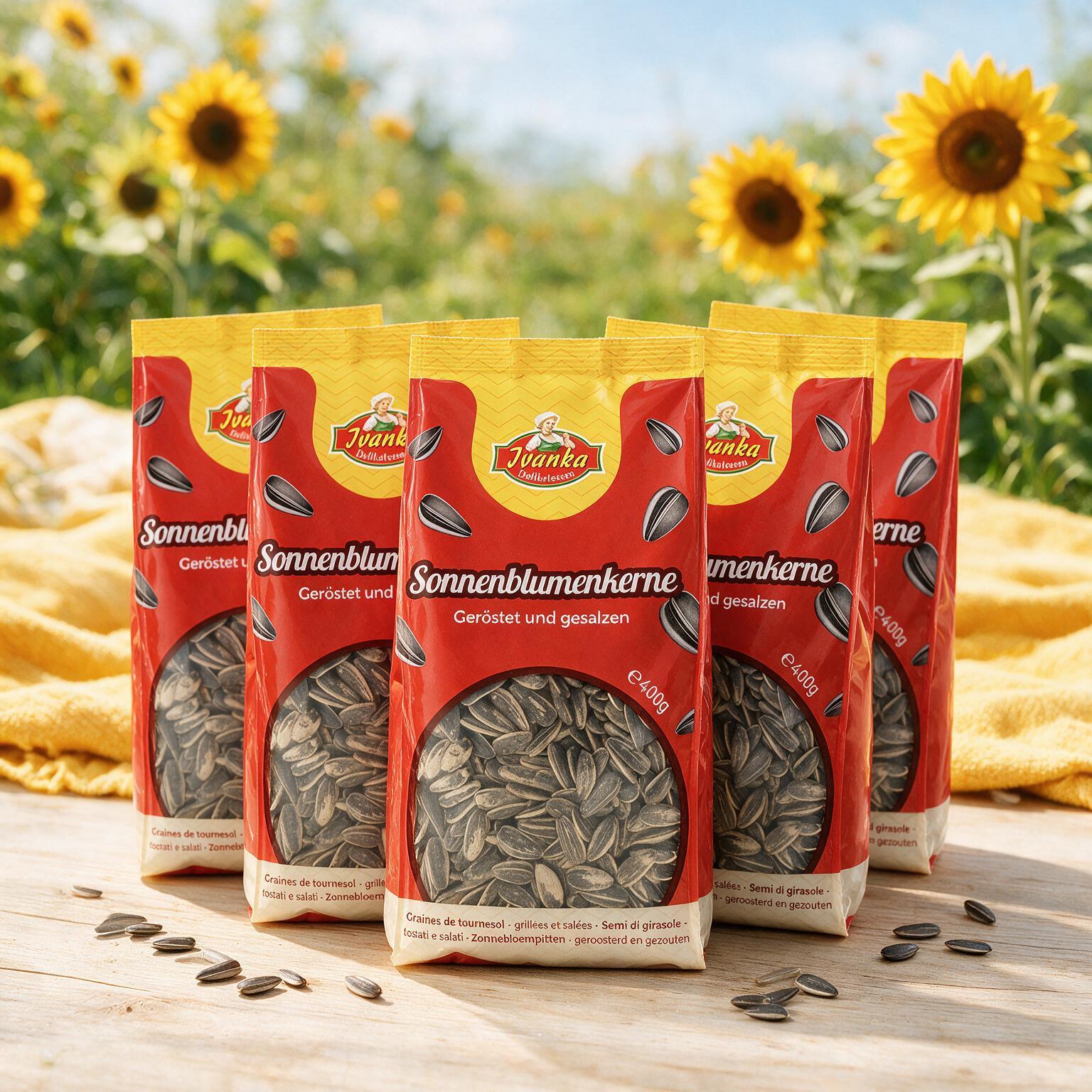 Roasted And Salted Sunflower Seeds • 5x400g