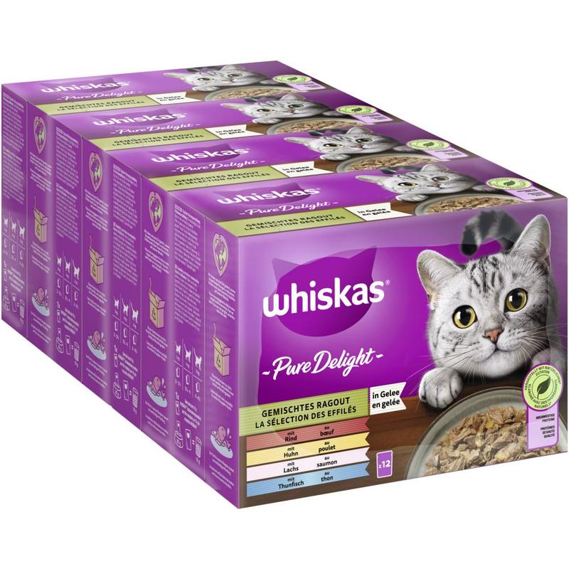 Whiskas® Portion Pouch Multipack Pure Mixed 4 X 12 X 85g