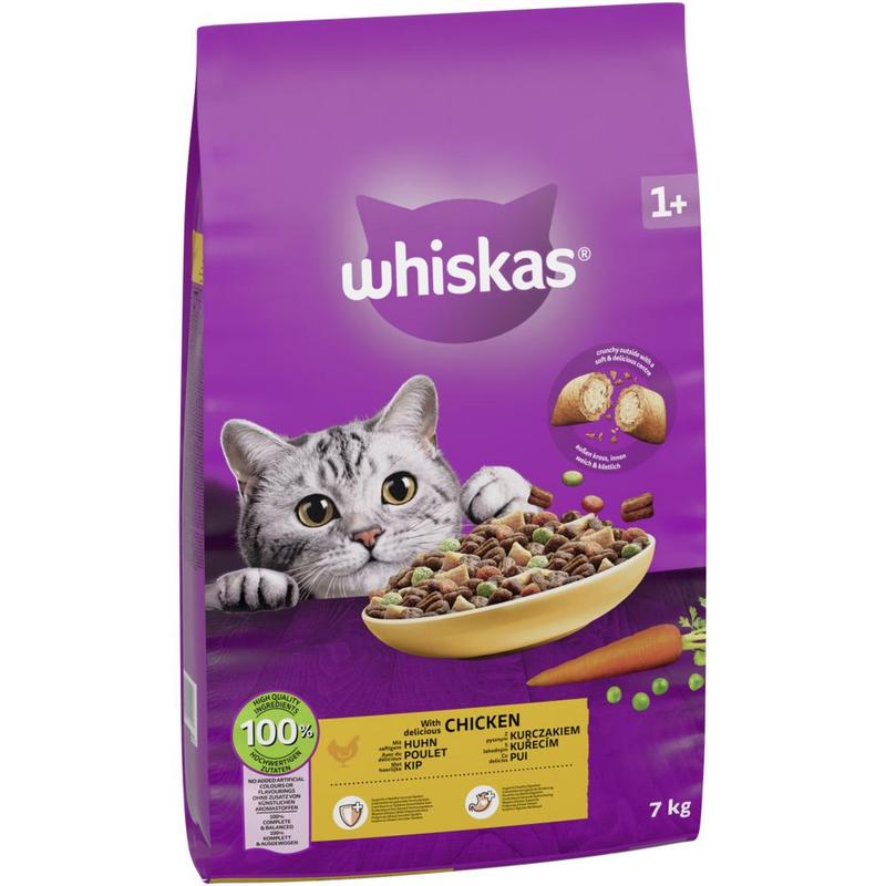 Image of Whiskas® Bag Dry 1+ Chicken 7kg