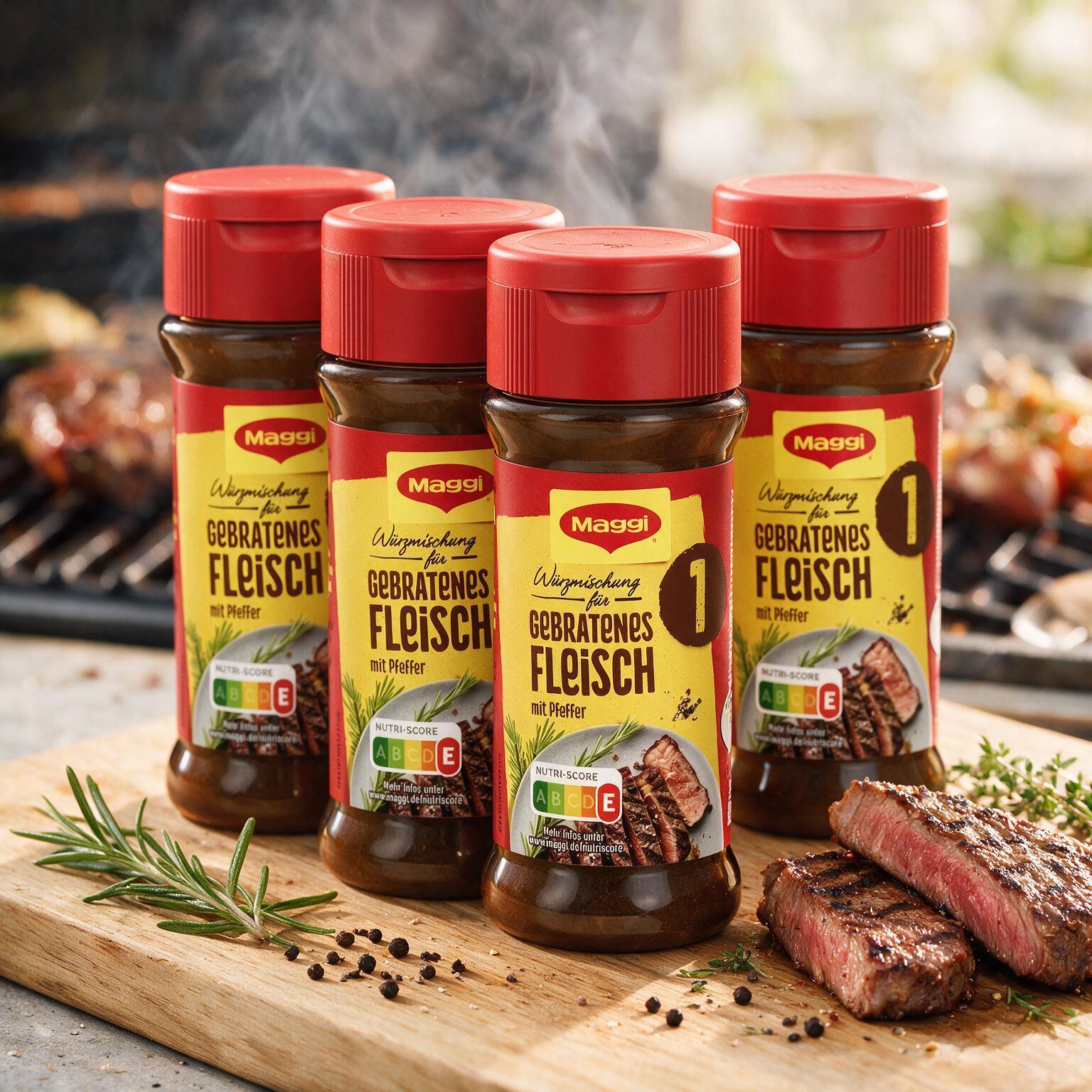 Image of 4-pack Maggi Seasoning Mix No. 1 For Fried Meat (4 X 78g Jar)