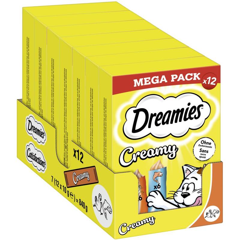Dreamies™ Creamy Multipack Huhn & 7 X 12 X 10g