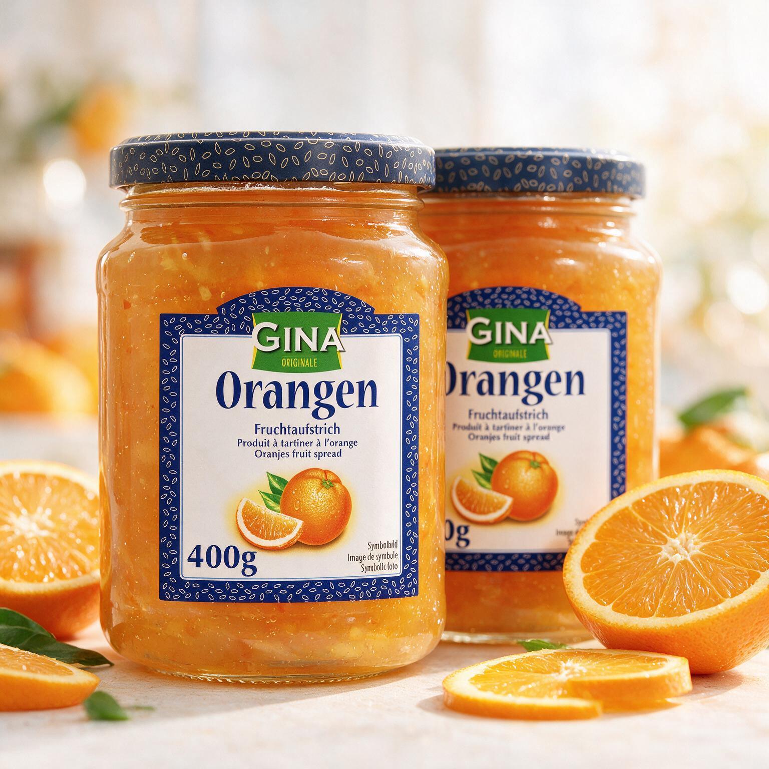 Image of 2-pack - Gina Orange Fruit Spread 2x400g