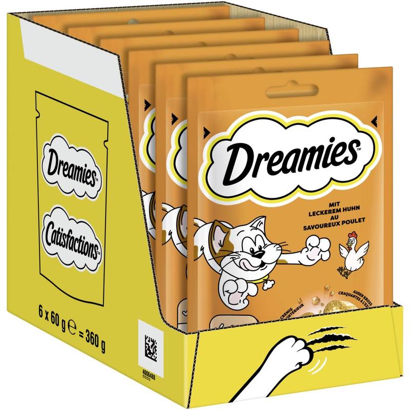 Dreamies™ Chicken 6 X 60g