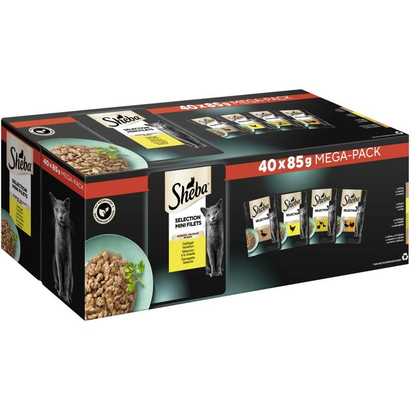 Sheba® Poultry Sauce Portion Bags Multipack 40 X 85g