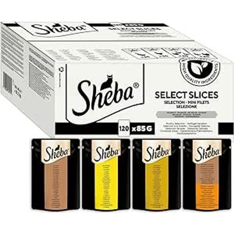 Image of Sheba® Portionsbeutel Multipack In Sauce Geflügel 120 X 85g