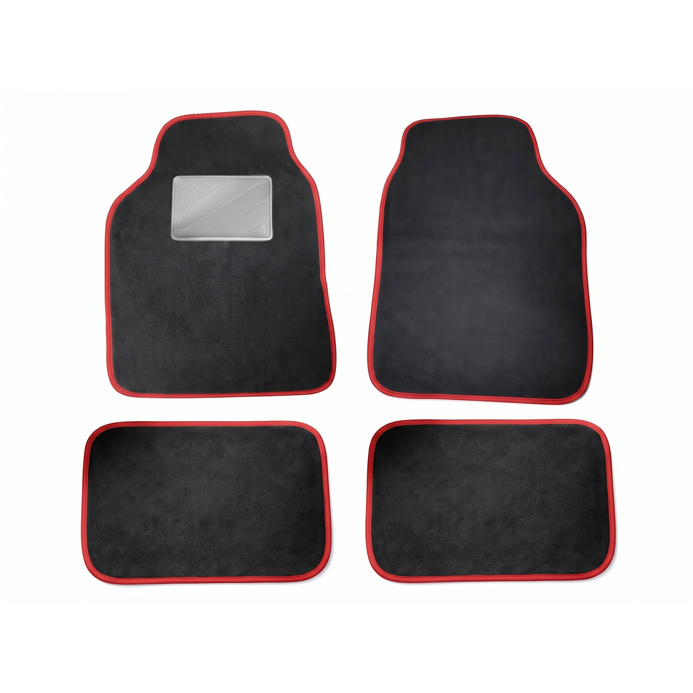 TEMU Set 4 Tappetini Auto Universali in Moquette Antiscivolo �� Protezione Auto, Resistenti e Facili da Pulire