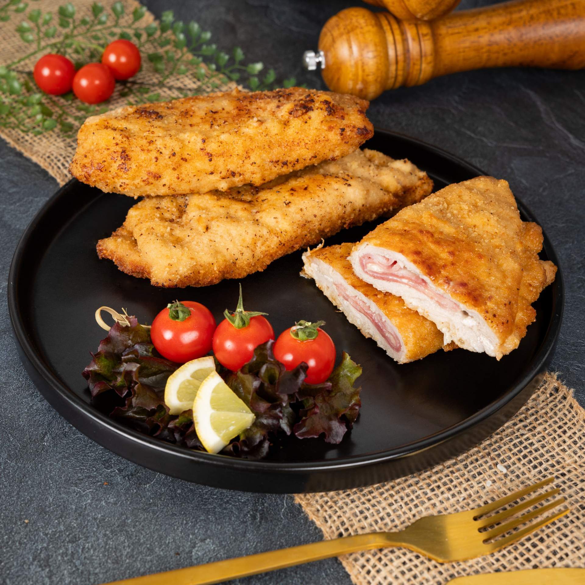Image of Wurstbaron® Pork Cordon Bleu Xxl | Freshly Stuffed With & Cheese