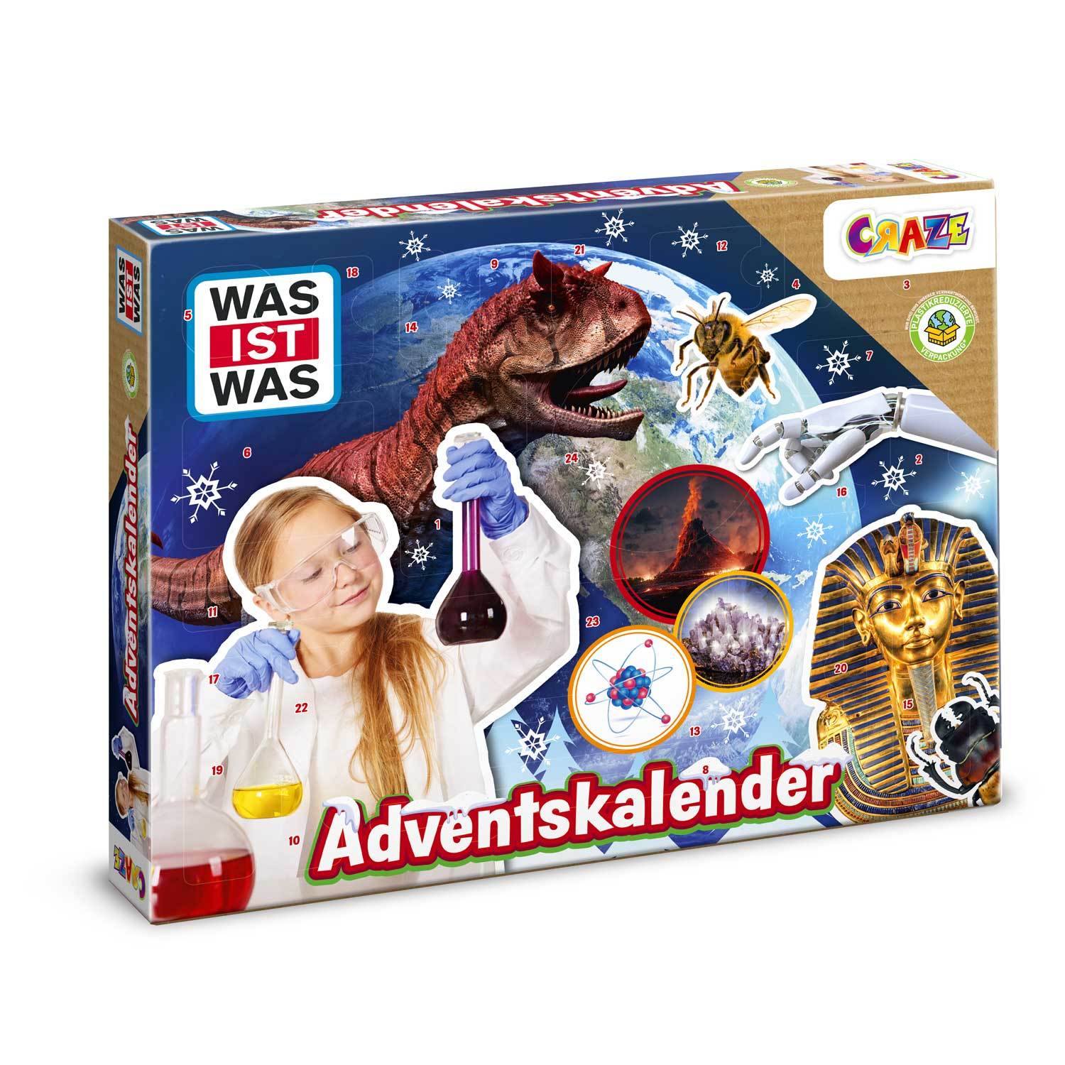 Image of What Is ? Experiment Advent Calendar - 24 Exciting Experiments And 54-page Knowledge Book, From 8 Years Old.