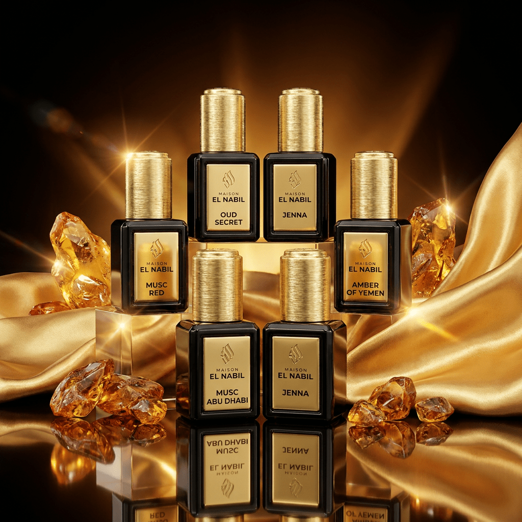 TEMU Lot de 6 Parfums 5ml – Musc, Oud, & Notes