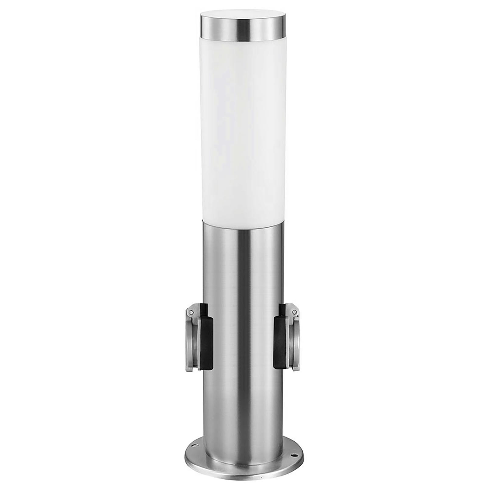 Image of With Sockets , Stainless Steel, E27, Garden Lamp Garden Light Pedestal Lamp Outdoor Pedestal Light Pole Light Path Lighting - Not Included -