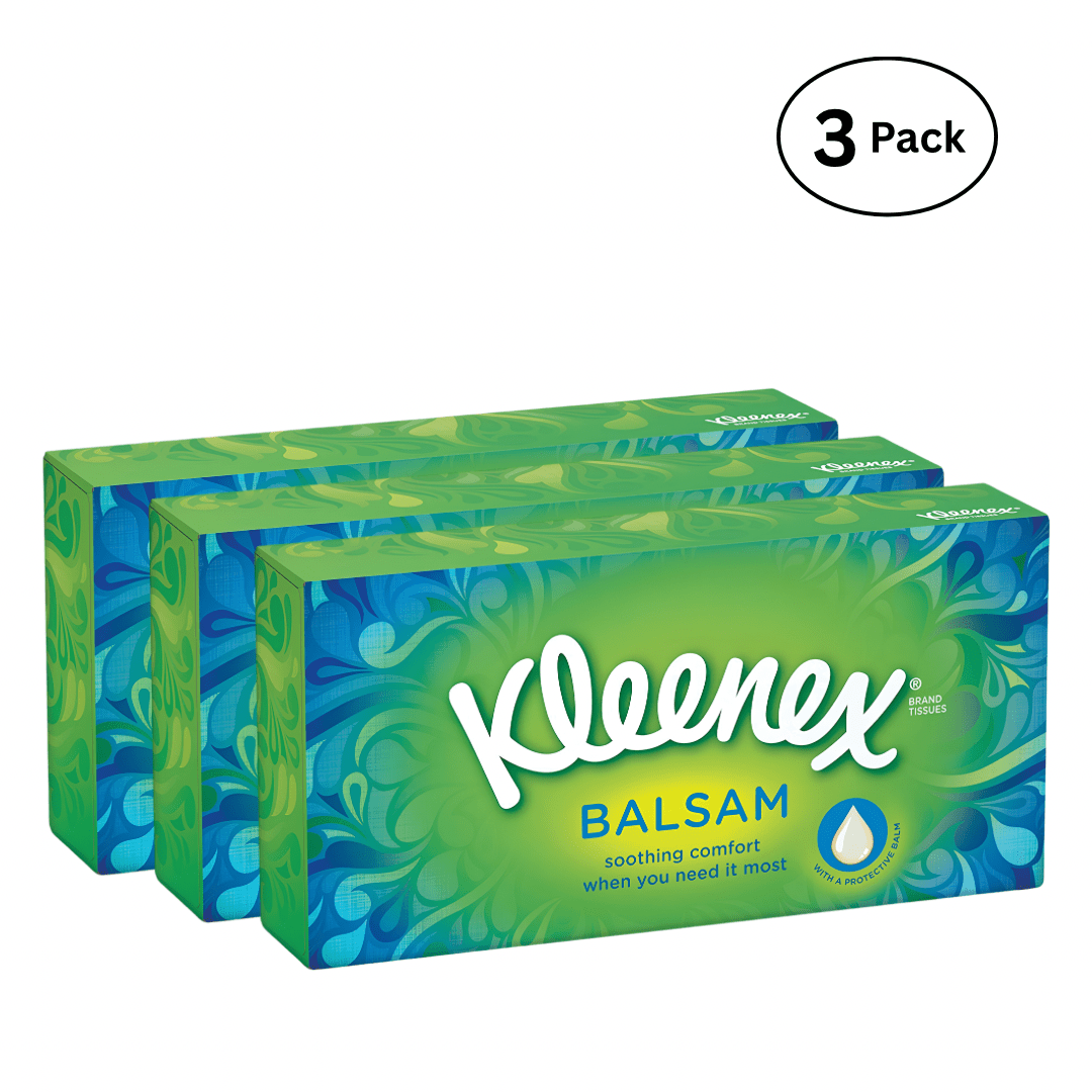 TEMU Pack Of 3 Klenex Tissues Pack 64 Tissues