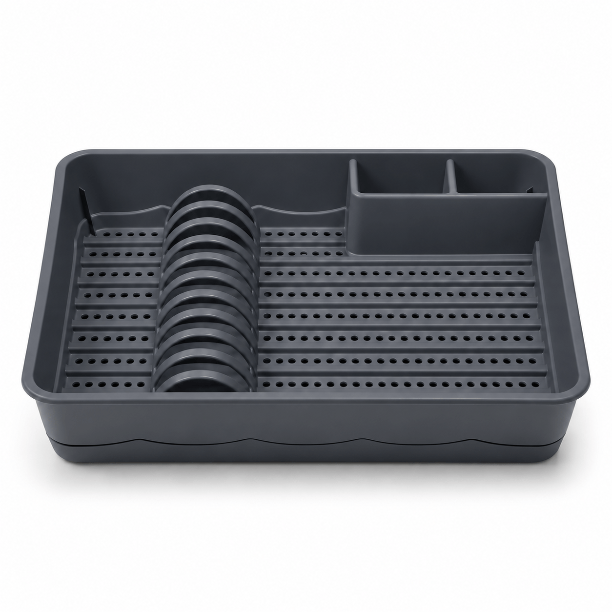 Image of Drip Tray Dish Rack Drip Grid Bowl 43x35x9cm, Dish Basket Drip Basket For Sink - Made Of Plastic