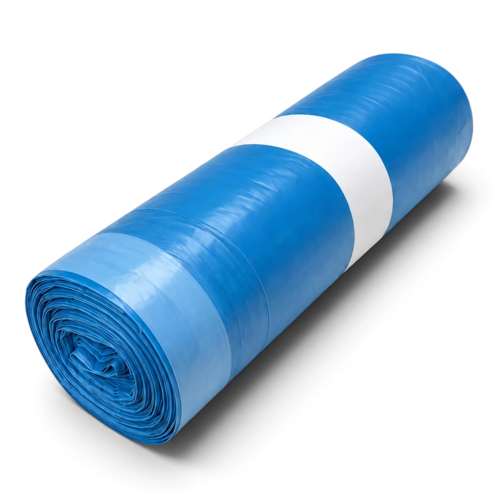 Image of 25 Trash Bags 120 With Drawstring - Tear-resistant For Medium To Heavy Waste - German Brand