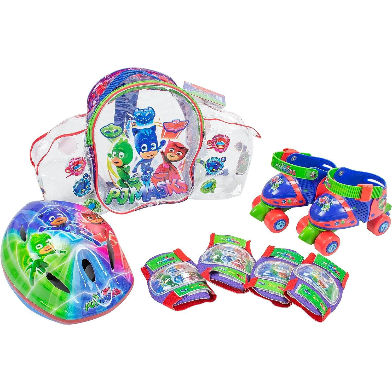 TEMU Mochila Protecciones T 24-29 Coderas Rodilleras y Patines incluidos a +3 Años